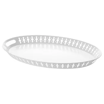 Поднос, белый, 52х39 см, ROMANTISK IKEA