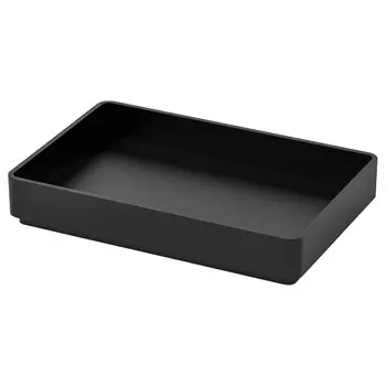 Поднос, черный, 10х15 см, SKOGSVIKEN IKEA
