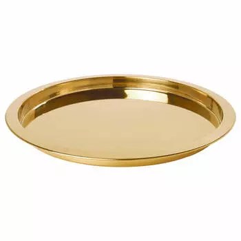 Поднос Ikea Glattis 38 см, золотой