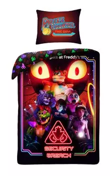 Пододеяльник Five Nights at Freddy's Security Breach 140 x 200 см, хлопок Halantex