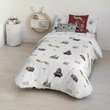 Пододеяльник Harry Potter Platform 9 3/4 Colorful 180 x 220 см, односпальный матрас Harry Potter Shop