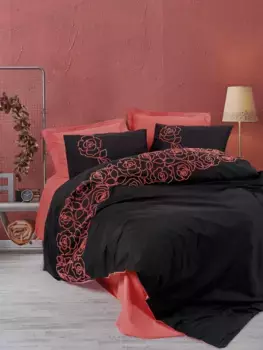 Пододеяльник L'Essentiel Linge de Maison, коралловый