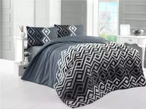 Пододеяльник L'Essentiel Linge de Maison, серый