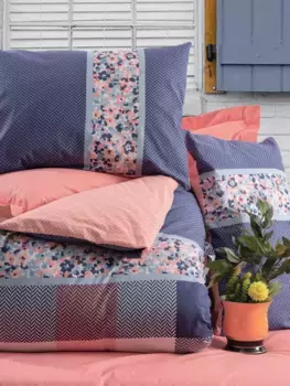 Пододеяльник L'Essentiel Linge de Maison, коралловый