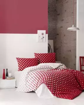 Пододеяльник L'Essentiel Linge de Maison, красный