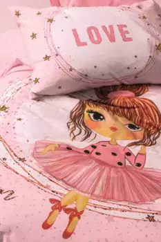 Пододеяльник L'Essentiel Linge de Maison, розовый