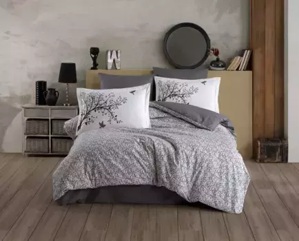 Пододеяльник L'Essentiel Linge de Maison, серый