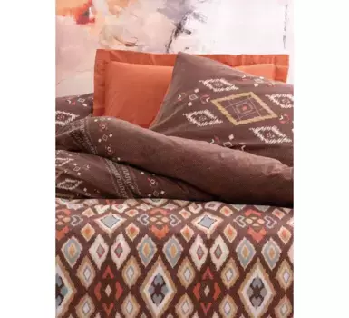 Пододеяльник L'Essentiel Linge de Maison, коричневый