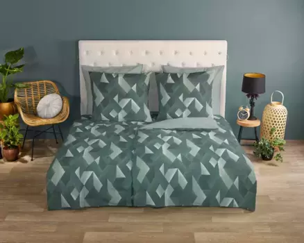 Пододеяльник Muller Textil, зеленый