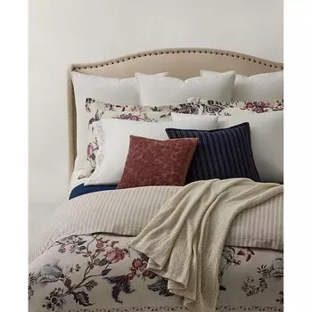 Пододеяльник Ralph Lauren Annalize, размер King, белый