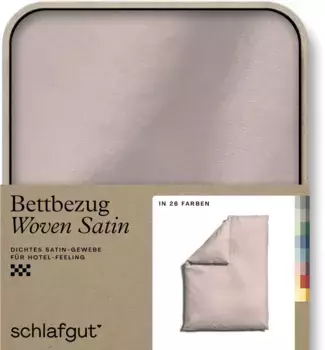 Пододеяльник Schlafgut атласный, фиолетовый