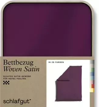Пододеяльник Schlafgut, фиолетовый