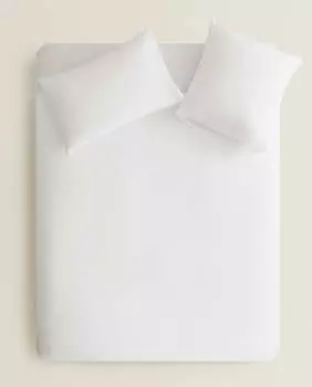 Пододеяльник Zara Home Seersucker, белый