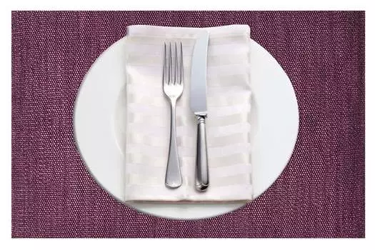 Подставки для столовых приборов Lbeck, однотонные с структурой, набор из 6 шт., фиолетовый Proflax