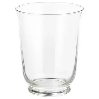 Подсвечник, стекло, 18 см, POMP IKEA