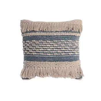Подушка DKD Home Decor Синяя 45 x 10 x 45 см Белый Бохо