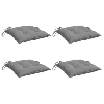 Подушка для стульев vidaXL 3010060-2 (4 шт), 40x7x40 см, серый