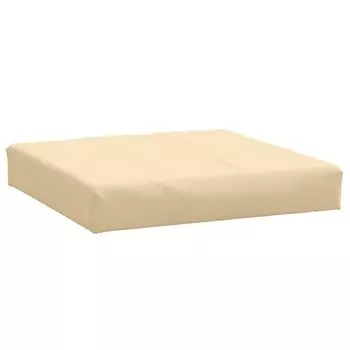 Подушка поддон vidaXL меланж бежевый 60x60x10 см ткань