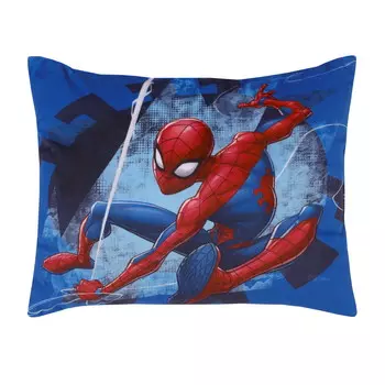 Подушка с принтом Marvel, синий
