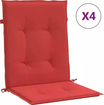 Подушки для стула Vidaxl, красный