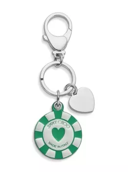 Подвеска Jimmy Choo Casino Chip, серебряный
