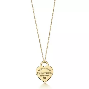 Подвеска Tiffany & Co. Return to Tiffany Heart Tag, золото