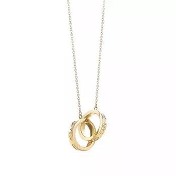 Подвеска Tiffany & Co. Tiffany 1837 Interlocking Circles, золото