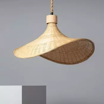 Подвесной светильник из бамбука Kathu Sienet Natural LEDKIA