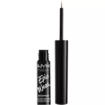 Подводка для глаз NYX Professional Makeup Epic Wear Metallic Liquid Liner, Brown Metal / 3,5 ml
