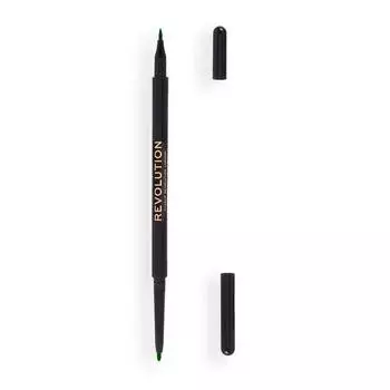 Подводка для глаз Revolution Beauty Revolution Felt & Kohl Eyeliner, Green
