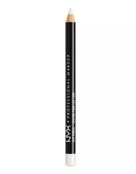 Подводка для глаз slim eye pencil Nyx Professional Makeup, цвет white, вес 1 гр.
