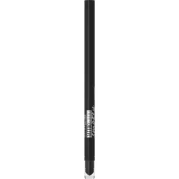 Подводка для тату дымчатый водостойкий гель-карандаш для глаз 5,12 г Maybelline, цвет 10 smokey black