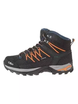 Походная обувь CMP Leder-Trekkingschuhe Rigel Mid, цвет Schwarz/Orange