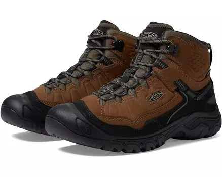 Походная обувь KEEN Targhee IV Mid WP, цвет Bison/Black