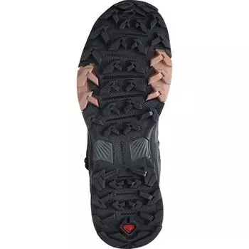 Походные кроссовки X Ultra 4 Mid GTX женские Salomon, цвет Ebony/Mocha Mousse/Almond Cream