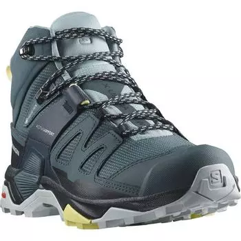 Походные кроссовки X Ultra 4 Mid GTX женские Salomon, цвет Stargazer/Carbon/Stone Blue