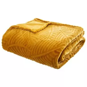 Покрывало Atmosphera Crateur d'intrieur, 220x1x240 см, желтый