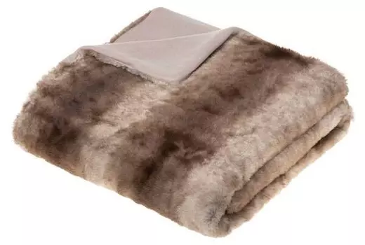 Покрывало Atmosphera Crateur d'intrieur aus Kunstpelz GRIZZLI, 120x2x160 см, бежевый