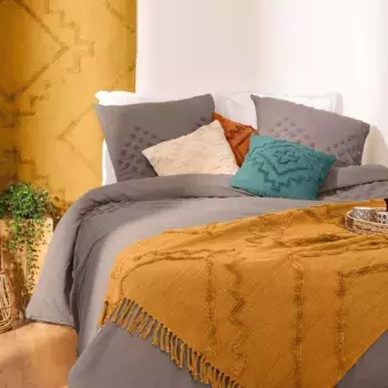 Покрывало ATMOSPHERA CREATEUR D’INTERIEUR, охра