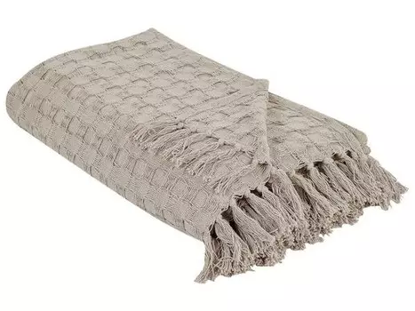 Покрывало Beliani BERE, 220x1x240 см цвет grau/taupe