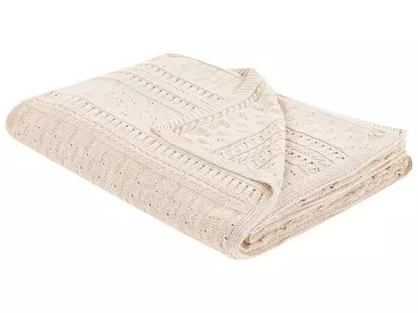 Покрывало Beliani DAULET, 150x1x200 см цвет beige/creme