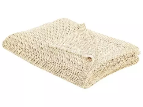 Покрывало Beliani ILEN, 150x1x200 см, бежевый