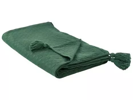 Покрывало Beliani LINDULA, 200x1x220 см, зеленый