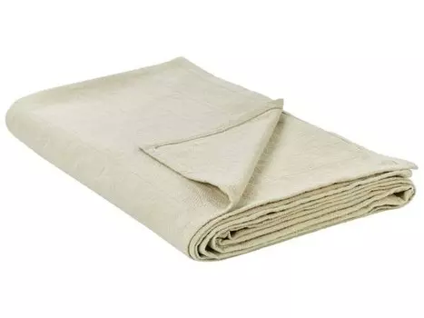 Покрывало Beliani MARAKA, 200x1x220 см цвет beige/creme