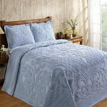 Покрывало Better Trends Ashton Collection, синий