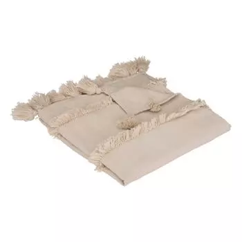 Покрывало boho row 180/130 см Atmosphera, бежевый