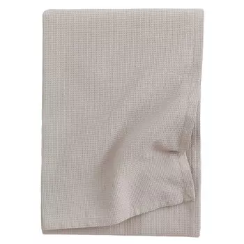 Покрывало H&M Home Waffled, 260x260, серо-коричневый