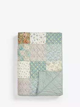 Покрывало John Lewis Tilly Patchwork, синее