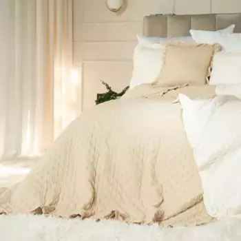 Покрывало MARKIZETA HOME, бежевый