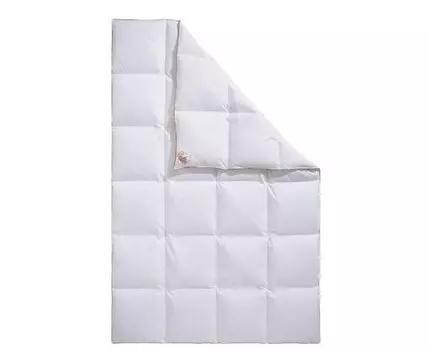 Покрывало RIBECO Ella 90% Daune, 200x2x220 см, белый
